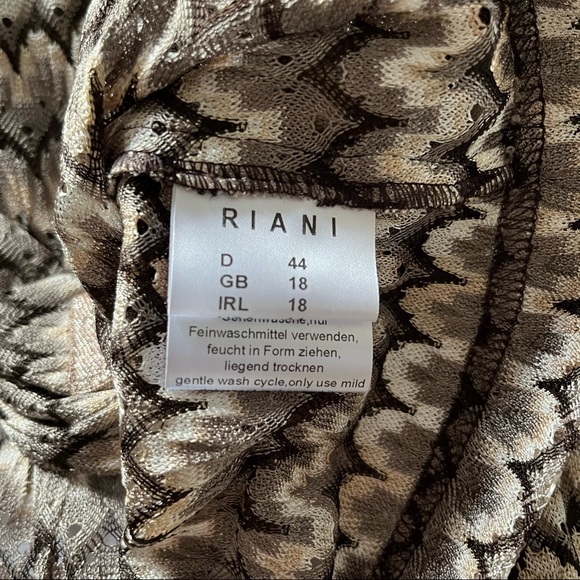 RIANI 70s Print Blazer - Picture 4 of 7
